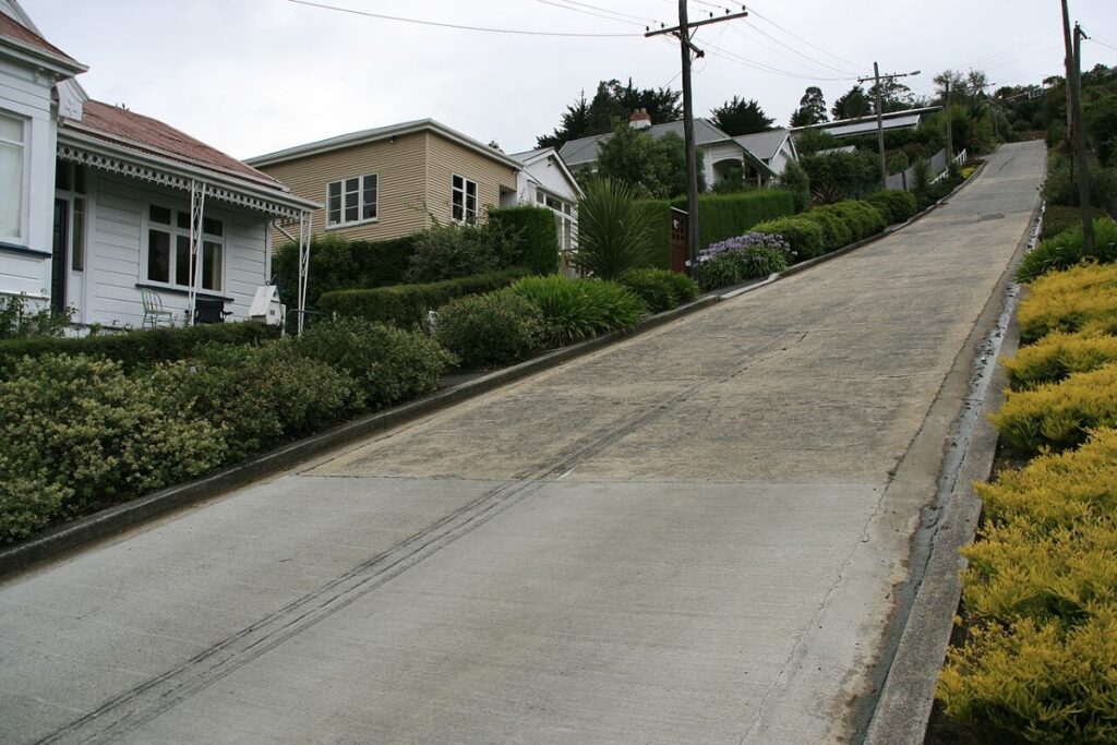 The world's steepest residential street